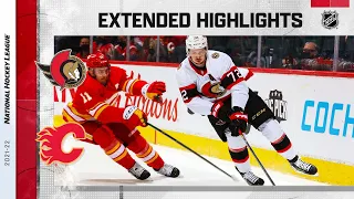 Ottawa Senators vs Calgary Flames Jan 13, 2022 HIGHLIGHTS