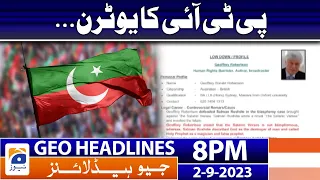 Geo News Headlines 8 PM - 𝐏𝐓𝐈'𝐬 𝐔-𝐓𝐮𝐫𝐧 | 2nd Sep 2023