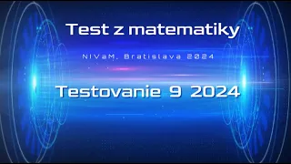 Test matematika - Testovanie 9 (2024) forma A