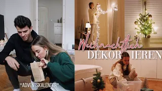 die Wohnung WEIHNACHTLICH dekorieren VLOG// Hannah