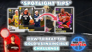 How To Get Richard Jefferson Easily In NBA 2k21 NEXT GEN (Gold vs invincible challenge)