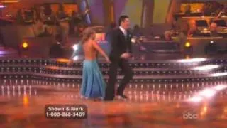 Shawn Johnson and Mark Ballas Dancing with the Stars -quick step