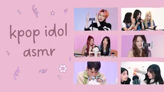 1 hour of kpop idol asmr 🌸 (txt, aespa, le sserafim, enhypen, ive, ...) no talking