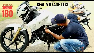 Apache RTR 180 Mileage test 2018 City+Highway | NEW BIKE - FROM SHOWROOM | #APACHERTR180