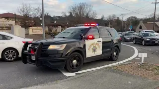 California Highway Patrol Ford Explorer Responding