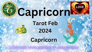 CAPRICORN 🌟NEW BEGININGS! #2024 Happiness is in You Hands! Feb #tarot