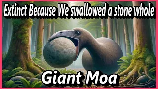 【Giant Moa】I became extinct because I swallowed a stone whole.【Extinct Animal】