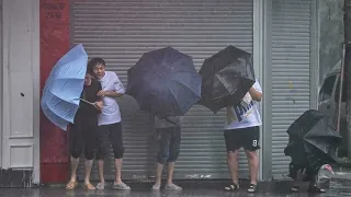 Le typhon In-Fa arrive sur l'Est de la Chine, déjà touché par les inondations • FRANCE 24