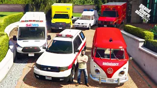 Ultimate GTA 5 Medical Service Vehicles Heist with Michael | (Epic Grand Theft Auto V Gameplay! #15)
