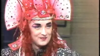 Boy George on Letterman, November 14, 1984