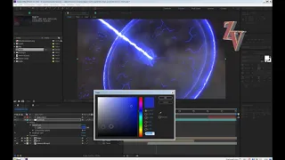 Молния с логотипом Автор эффект Small Energy Intro Edit for After Effects tutorial (no plug-ins!)