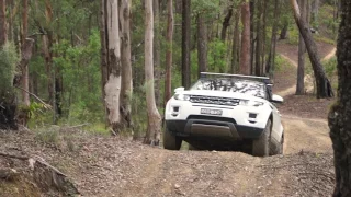 Range Rover Evoque 4x4 hill climbs