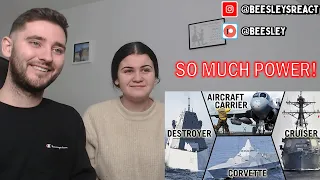 British Couple Reacts to All Types of US Warships Explained