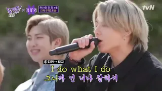 BTS singing Idol Karaoke style