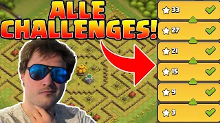 ALLE CHALLENGES 3 STERNE! 😎😍 Clash of Clans * CoC [deutsch/german]