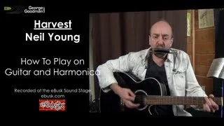 Neil Young Harvest Learn How To Play on Guitar and Harmonica