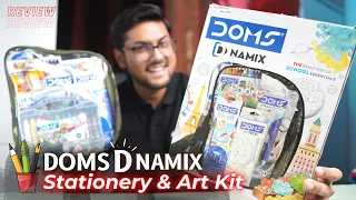 Doms D Namix Kit Review | All in one Stationery + Art Supplies Kit for Students | JUMBO KIT 🔥🔥