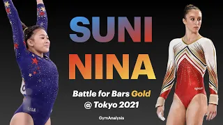 SUNI LEE vs. NINA DERWAEL: Who will win bars GOLD in Tokyo? (Scoring + Analysis)