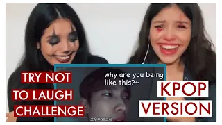 [ENG SUB] TRY NOT TO LAUGH CHALLENGE (KPOP) WITH SPICY RAMEN 🔥 || Angie