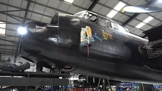 Video 237 Restoration of Lancaster NX611 Year 7.---French fuselage nose fitted to NX611