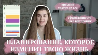 КАК ВСЁ УСПЕВАТЬ? | ПЛАНИРОВАНИЕ, КОТОРОЕ ИЗМЕНИТ ТВОЮ ЖИЗНЬ