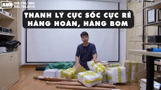 Thanh lý hàng hoàn, hàng boom, hàng đổi trả, móp vỏ chứ ruột mới nguyên zin, giá bèo nhèo