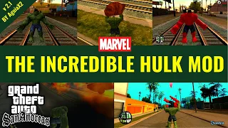 How to install The incredible Hulk mod for gta sa | how to use hulk mod in gta san andreas | gtaall