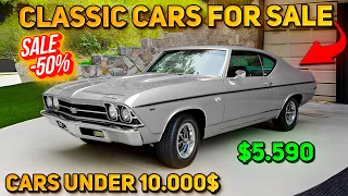 20 Fantastic Classic Cars Under $10,000 Available on Craigslist Marketplace! Must Bargain Cars