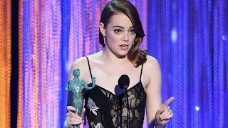 Emma Stone Wins Best Actress For La La Land At 2017 SAG Awards
