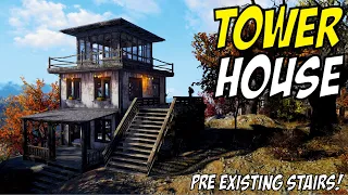 Fallout 76 CAMP Tutorial | Immersive Watchtower Home Build