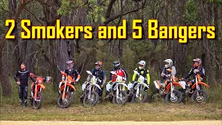 2 Smokers and 5 Bangers Unite for some Dirt Bike Fun