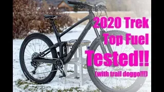 2020 Trek Top Fuel 9.8 TESTED! (with Trail dog!)