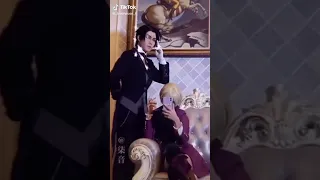 BlackButler Alois Trancy and Claude Faustus Cosplay TİKTOK 🥰🥰🥰🥰