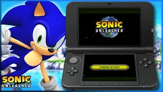 Sonic Unleashed running on a 3DS!?!