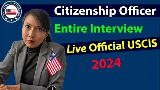 US Citizenship Interview | OFFICIAL USCIS N400 Naturalization Test