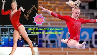 Most Beautiful moments women's gymnastics 2022.#women'sgymnastics championships