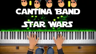 Cantina Band - STAR WARS (Piano Tutorial) [Advanced Intermediate] + sheets