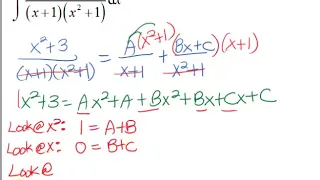 EXAMPLE 3 Partial Fractions with Quadratic Factor
