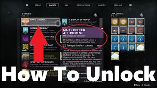 How To Unlock The Mars Obelisk For The Sundial Seasonal Activity In Season Of Dawn Destiny 2