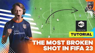 Score Easy Goals in FIFA23! 🔥 | Outside Foot Shot Tutorial