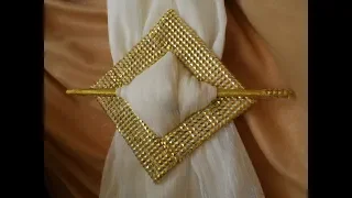 Подхват для штор своими руками.Curtain holder.վարագույրի կապիչ