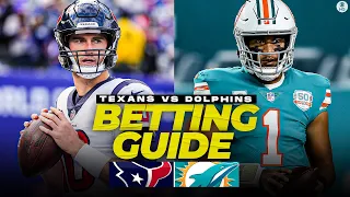 Texans at Dolphins Betting Preview: FREE expert picks, props [NFL Week 12] | CBS Sports HQ