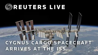 LIVE: Cygnus cargo spacecraft arrives at the ISS