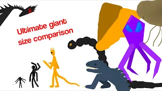 The￼￼ ultimate giant size comparison