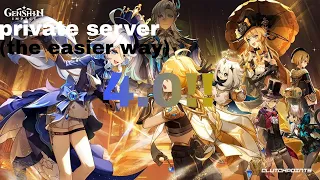 Genshin 4.0 private server with yuuki launcher | simple and fast to understand