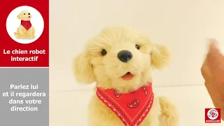 Chien robot interactif - Peluche d'empathie pour seniors désorientés