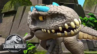 Indominus Rex is Hiding!! | Jurassic World | Kids Adventure Show | Dinosaur Cartoons