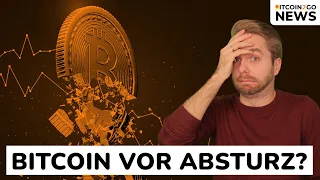 BITCOIN KURS STÜRZT UNTER 30.000$ - DROHT DER AUSVERKAUF?