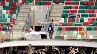 Димаш / Dimash 《  Ogni Pietra  》  rehearsal  European Games Minsk 2019 fancam