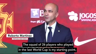 PORTUGAL announces Head coach Roberto Martinez, Ronaldo part of his plans. CR7 deserve respect said